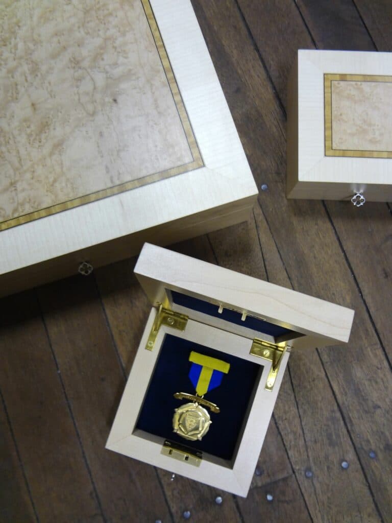 Peter Mandelson Chains of Office boxes